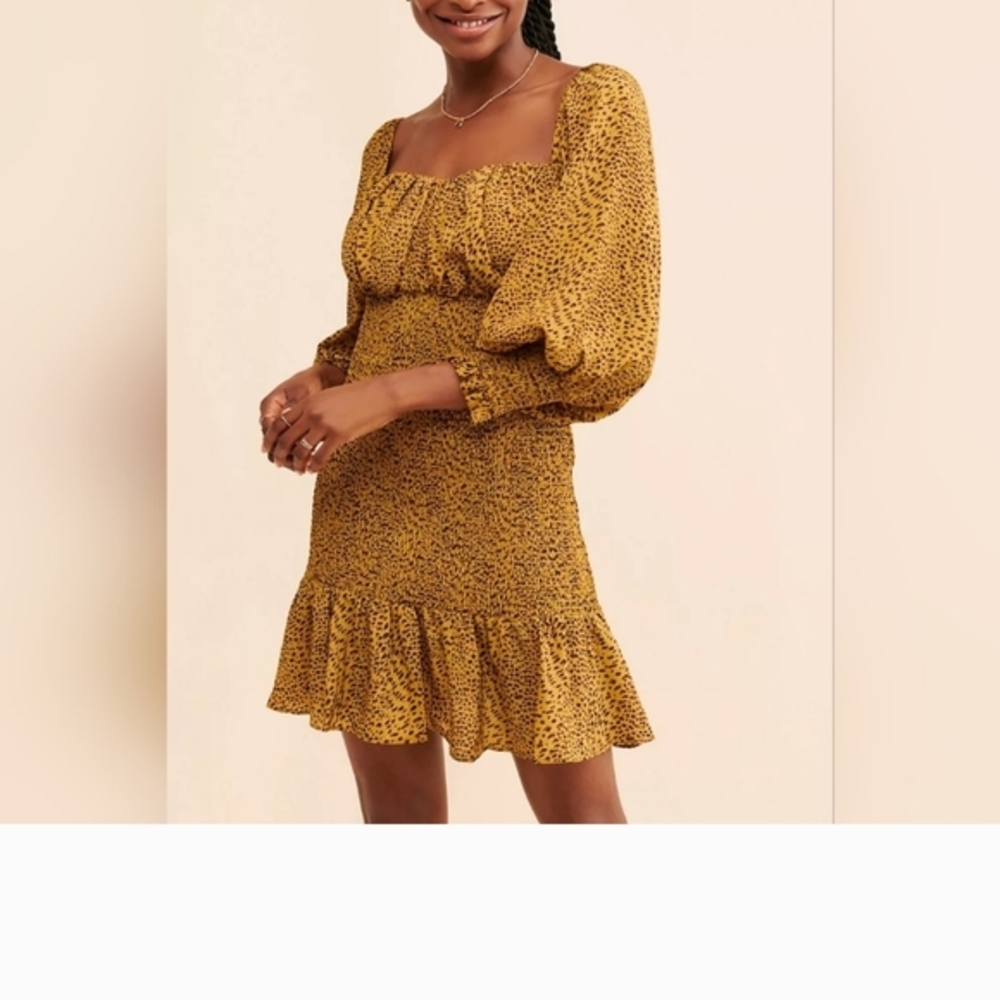 Free People Leopard Print Dress